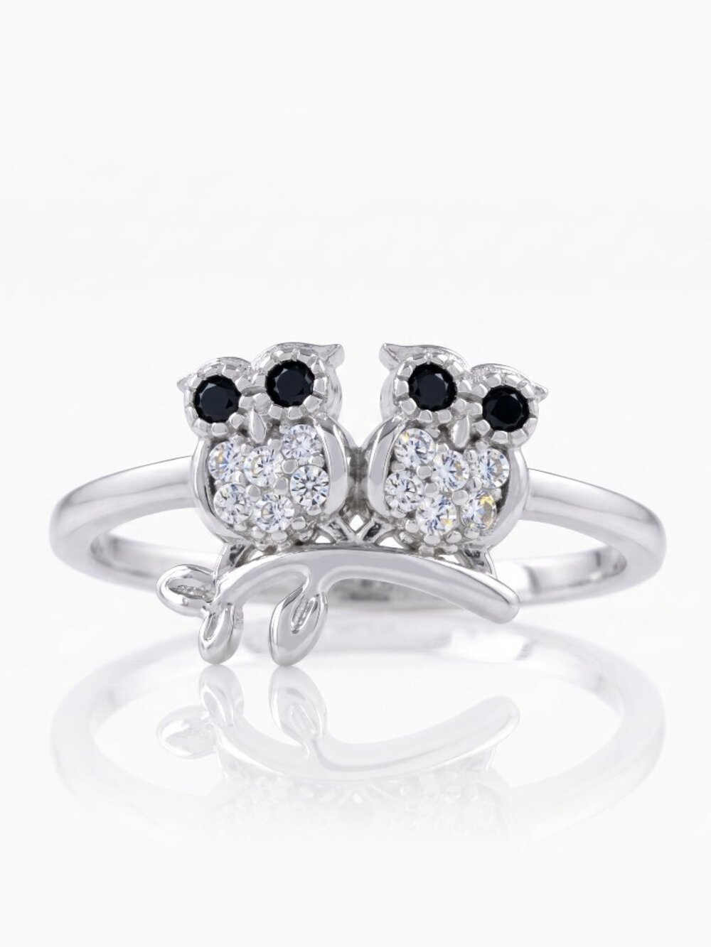 Owl Ring, 925 Sterling Silver Charmed Aroma